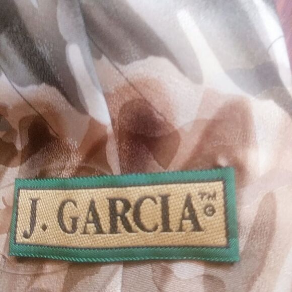 J. GARCIA Silk Tie Van Gogh's Tree - Picture 2 of 3